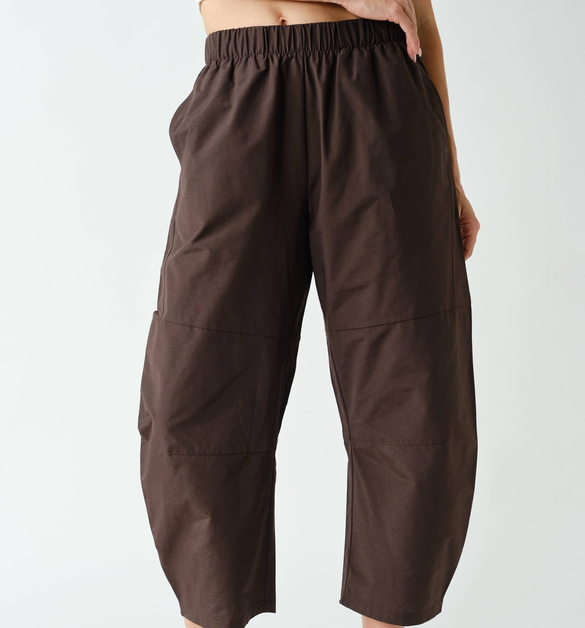 Miah Barrel Pants | Coffee