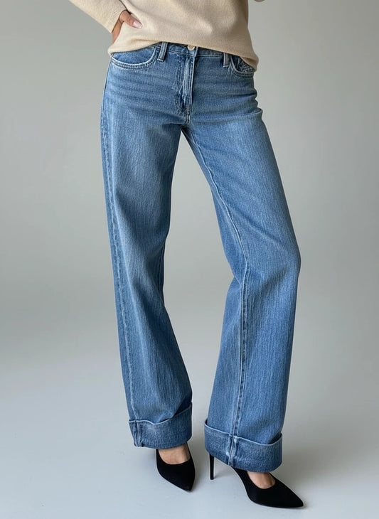 Kelsey Baggy Wide-Leg Jeans