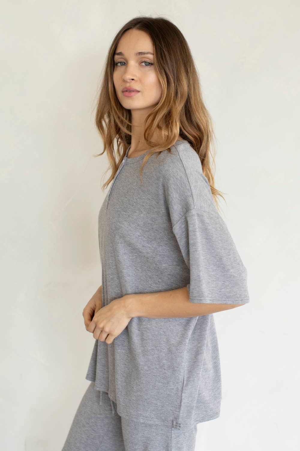 Symone Henley Tee