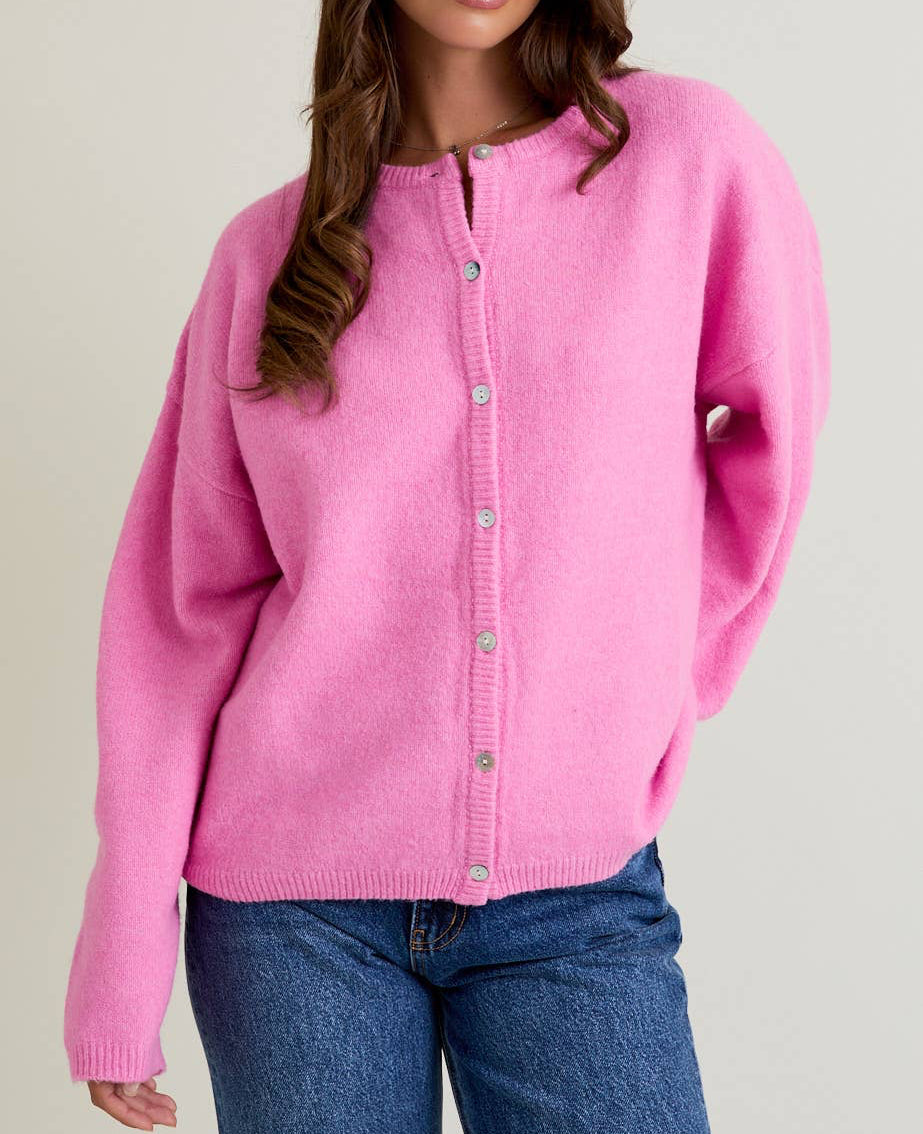 Remi Cardigan | Bubblegum