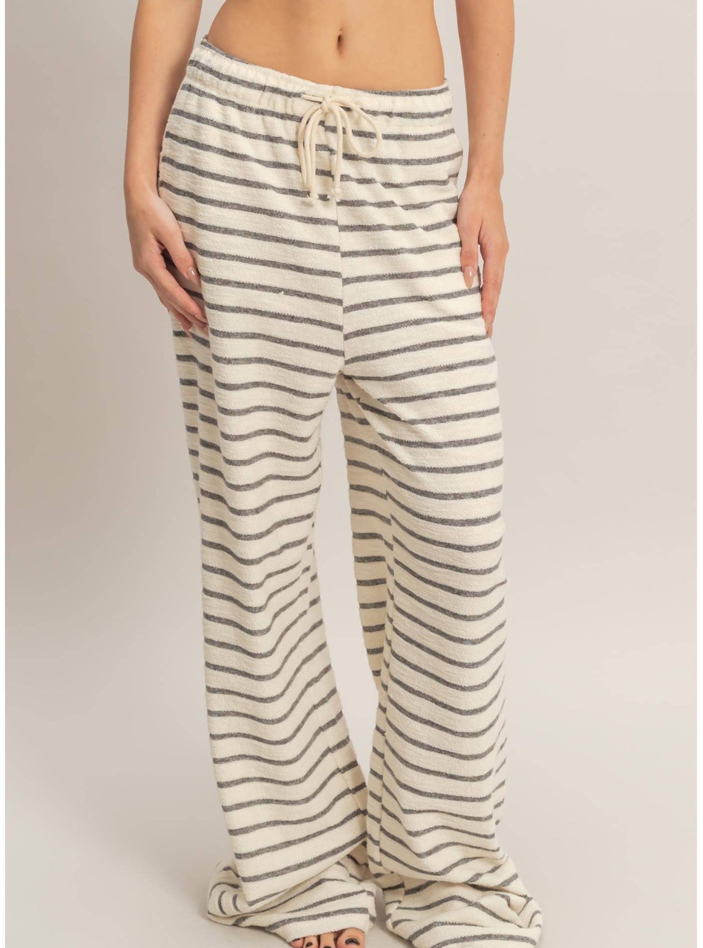 Nola Striped Terry Pant