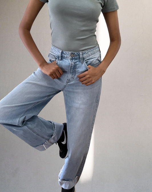 Kayla Baggy Wide Leg Jeans