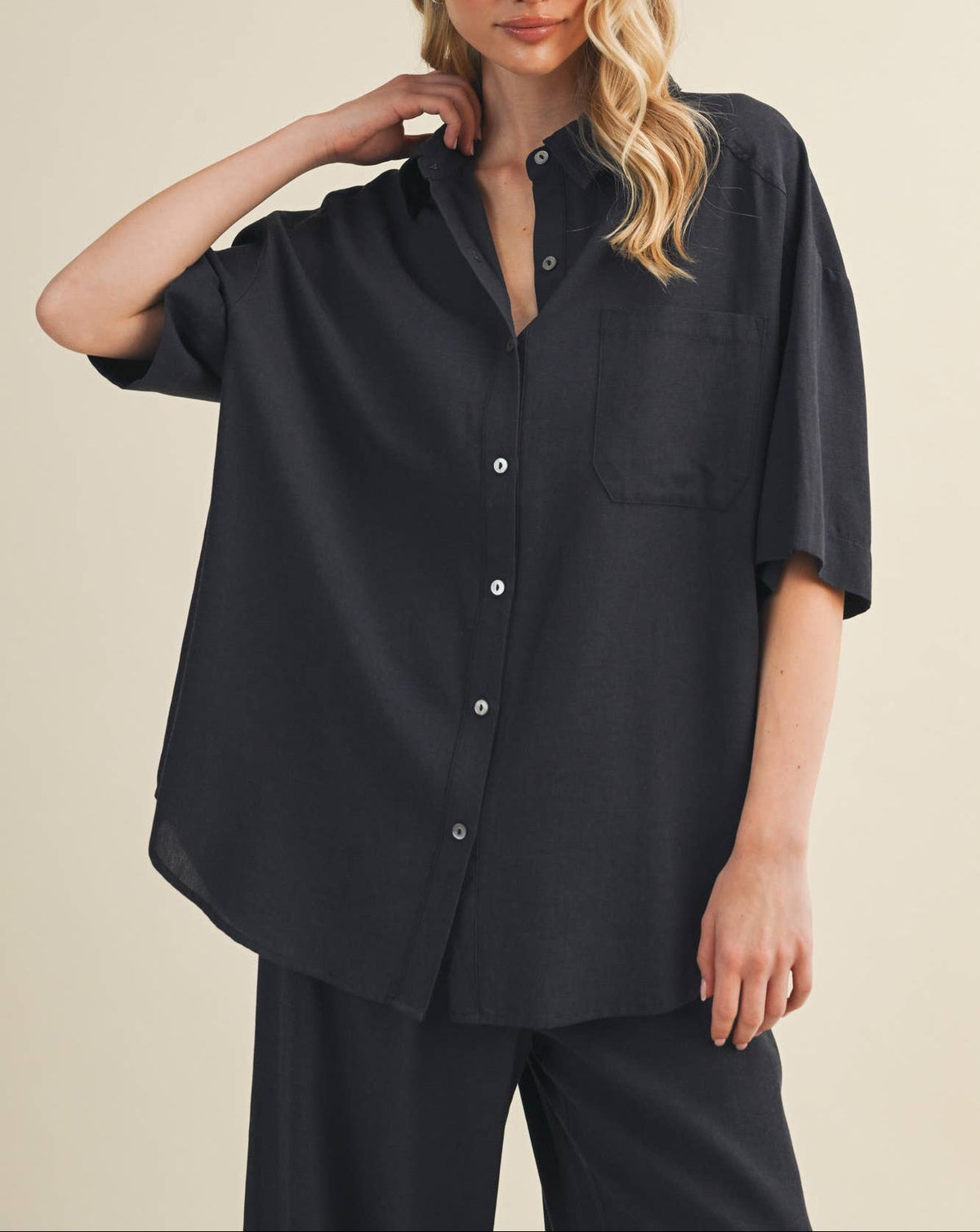 Gloria Button-Up Blouse