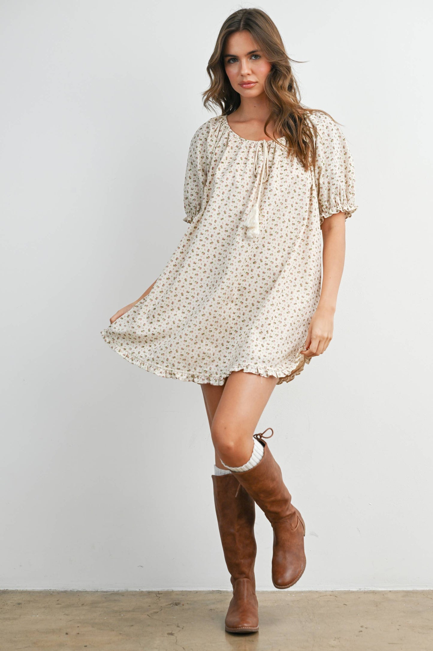 Everly Ruffle Mini Dress
