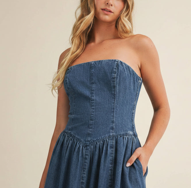 Dani Denim Midi Dress