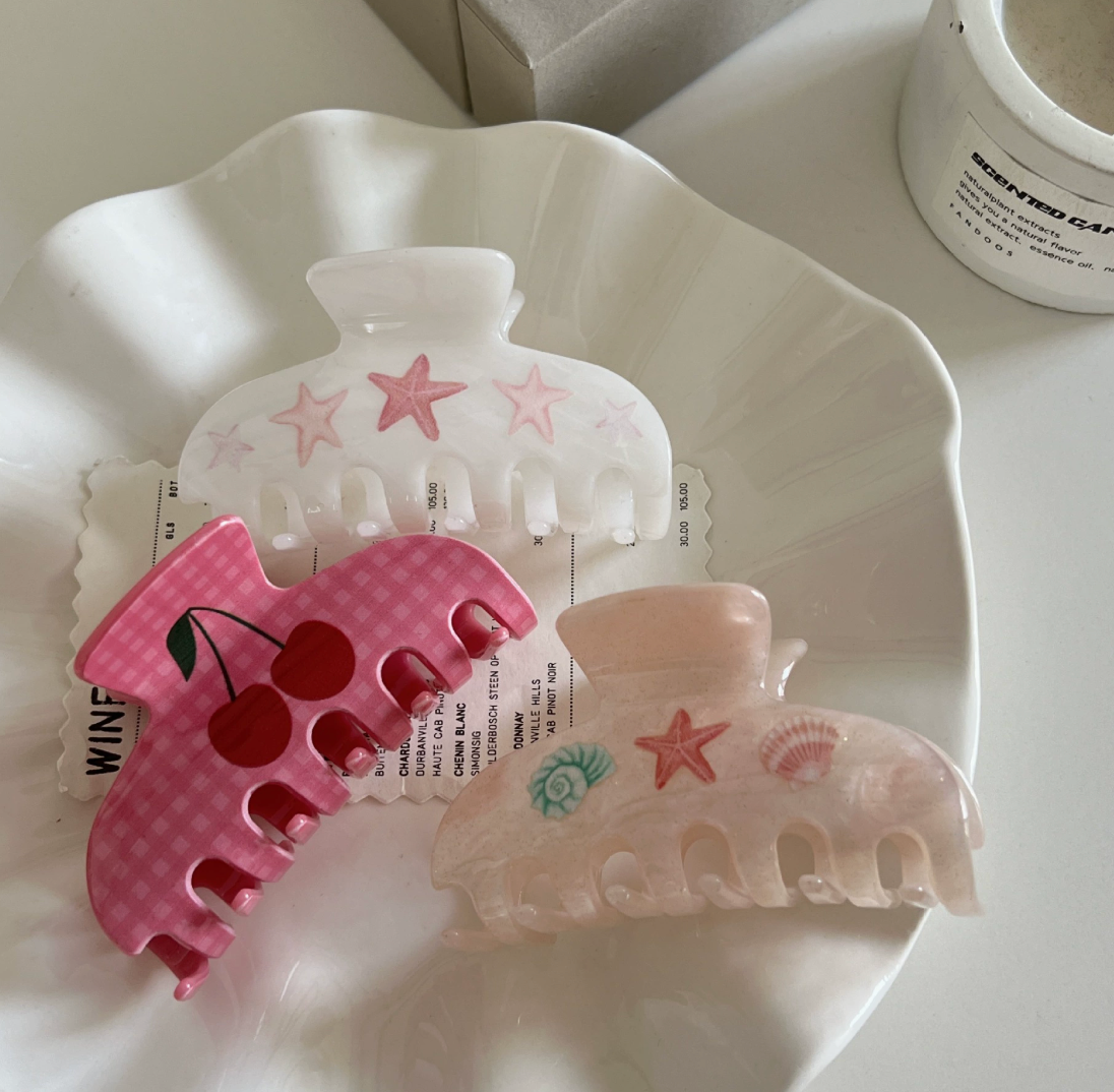 Pastel Claw Clips | Cherry