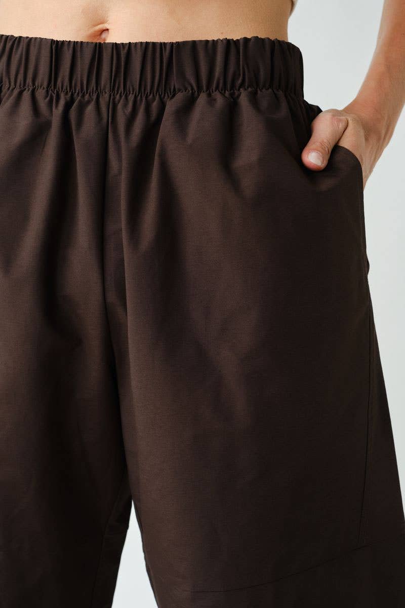 Miah Barrel Pants | Coffee