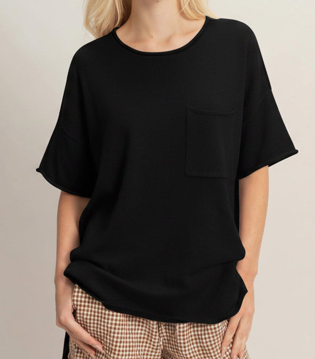 Workday Pocket Tee | Black