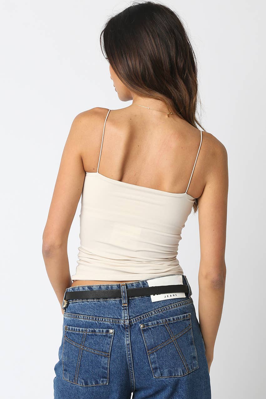 Emory Tank Top | Almond