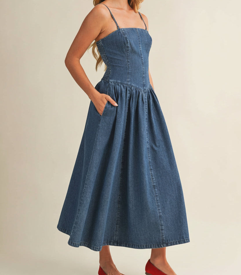 Dani Denim Midi Dress