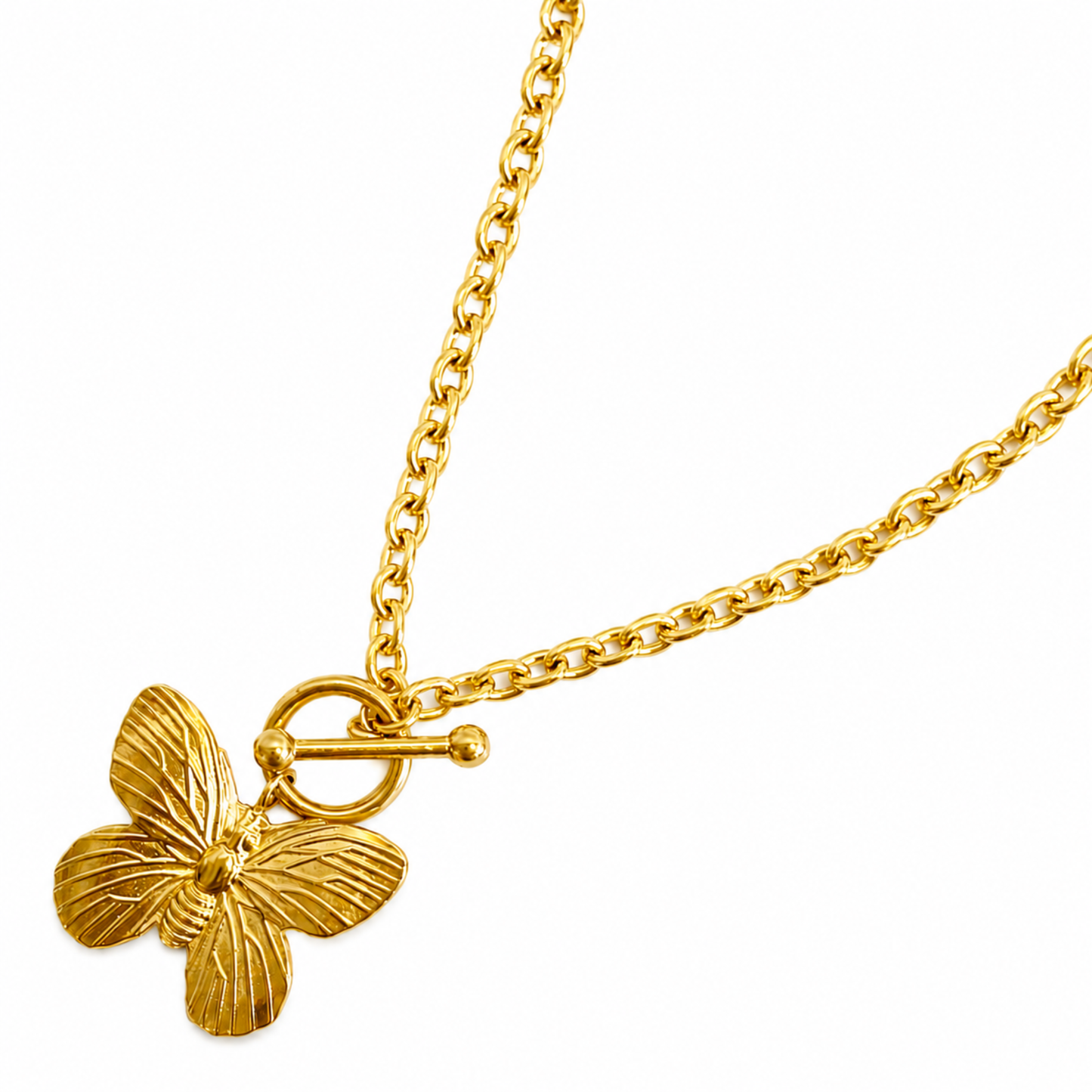 Vintage Butterfly Necklace