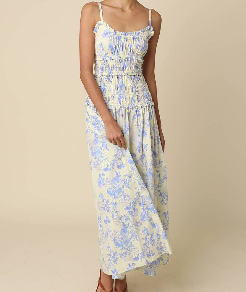 Mia Smocked Maxi Dress