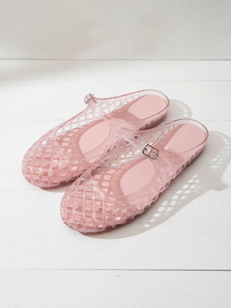 Jelly Ballerina slip on | blush