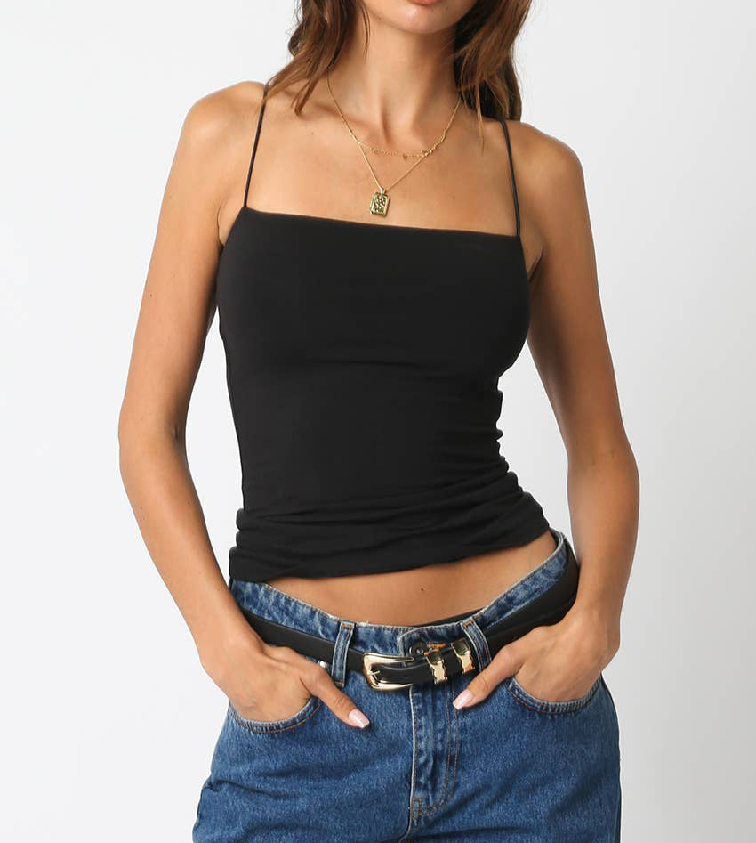 Emory Tank Top | Black