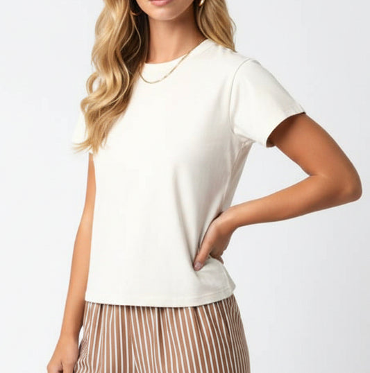 Ivy Vintage Tee| Bone