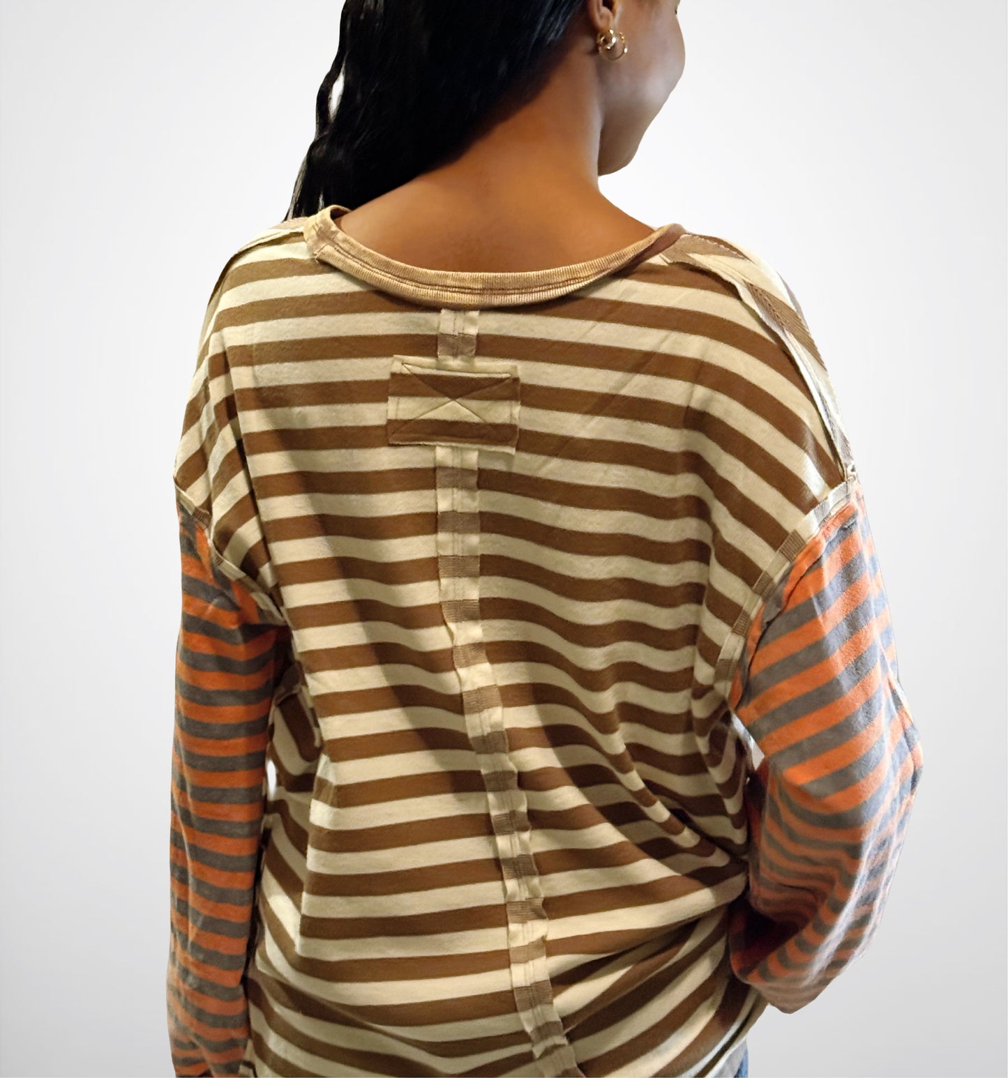 Alexis Exposed Seam Knit Pullover
