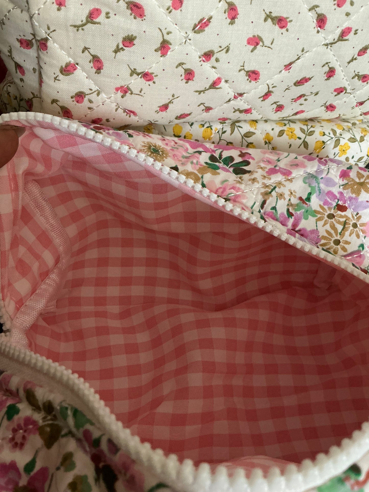 Vintage Quilted Make up Bag | Blushing Meadow