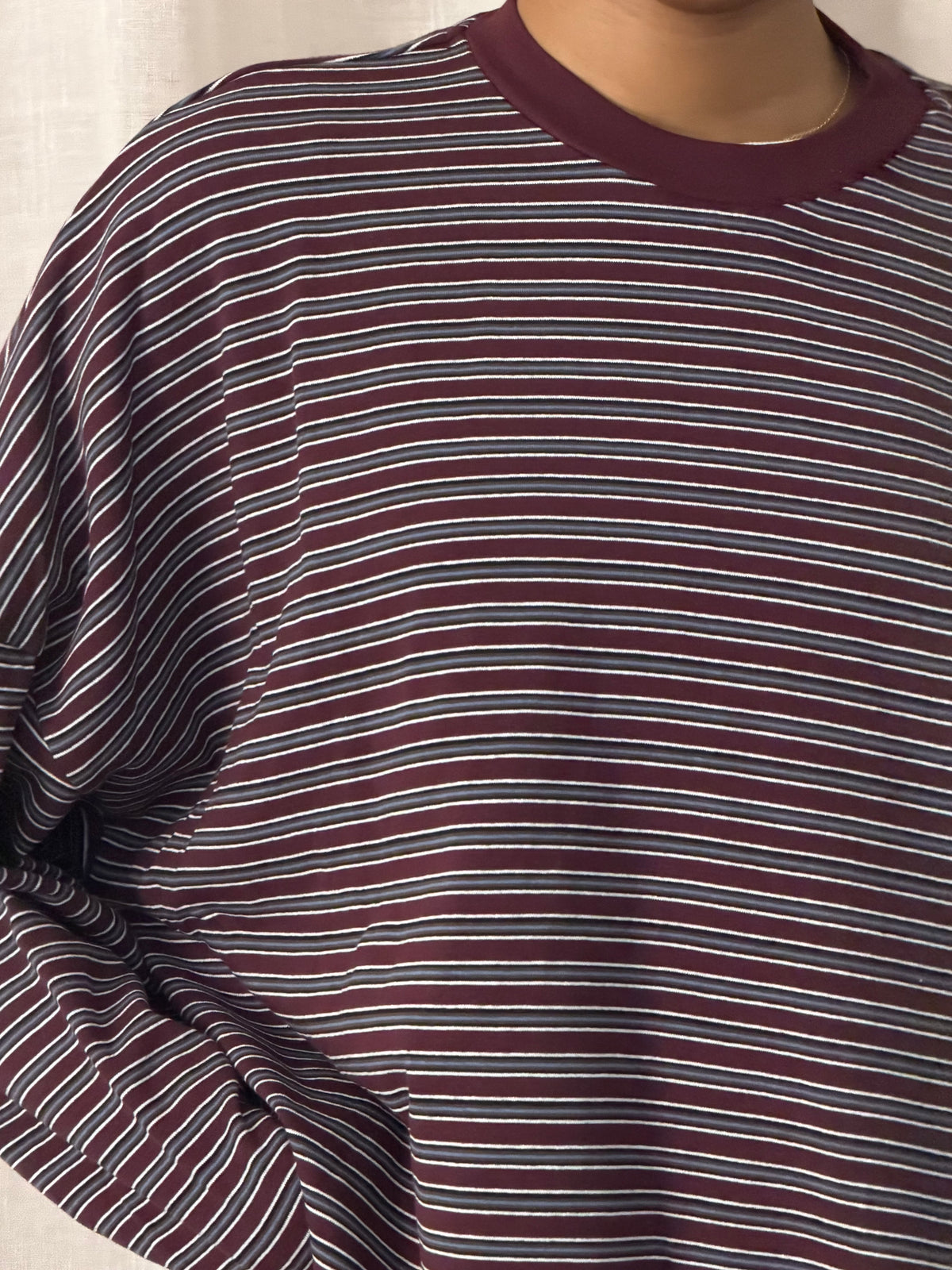 Celine Striped Top | Wine