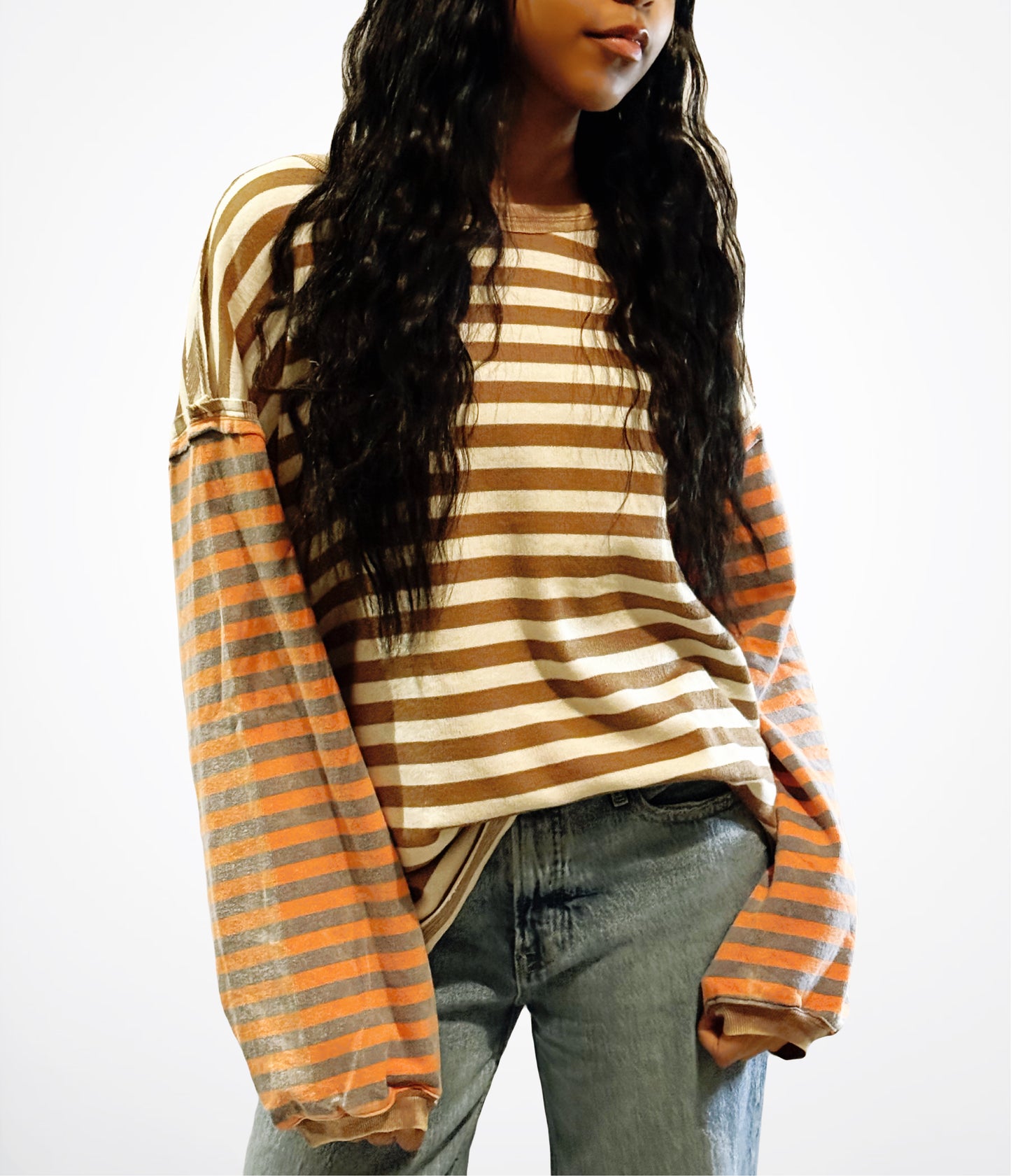 Alexis Exposed Seam Knit Pullover