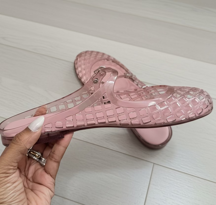Jelly Ballerina slip on | blush
