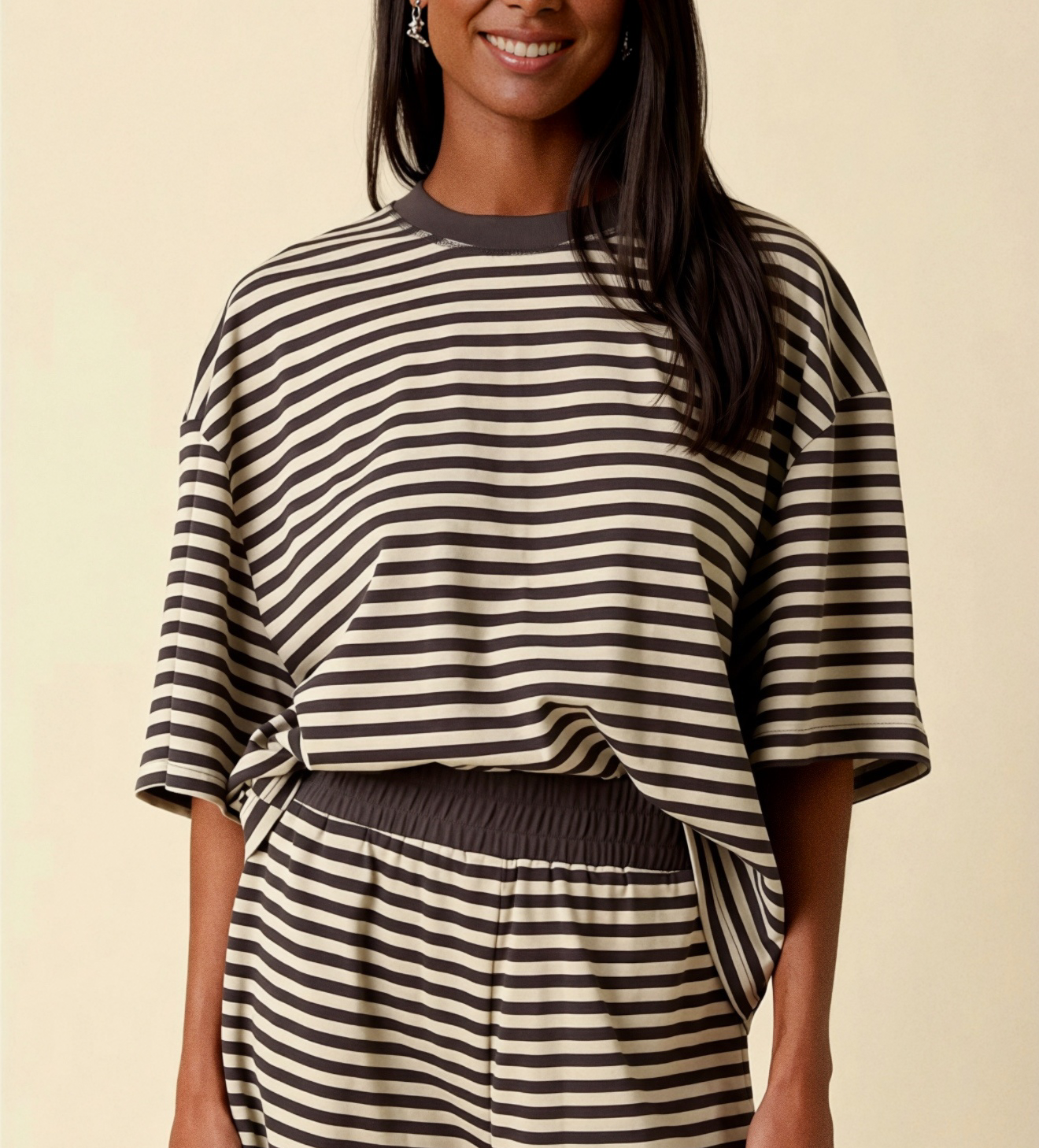 Ari Striped Relaxed Tee
