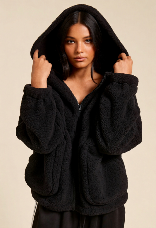 Karter Sherpa Zip Up Jacket