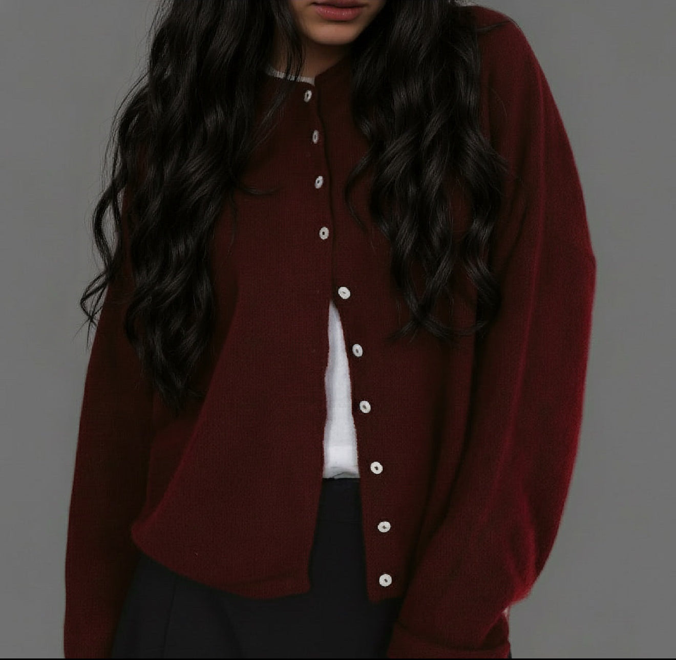 Kami Cardigan | Wine