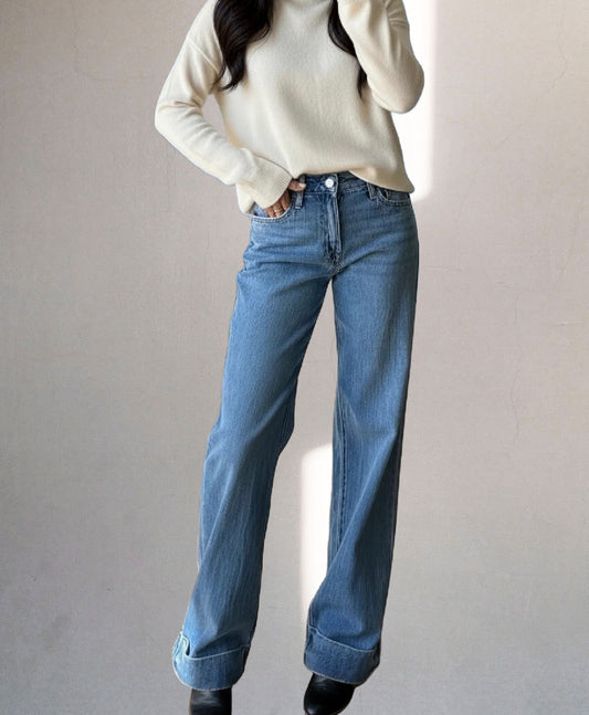 Kelsey Baggy Wide-Leg Jeans