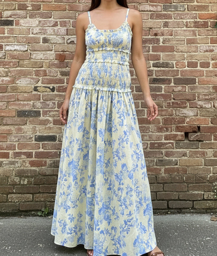Mia Smocked Maxi Dress