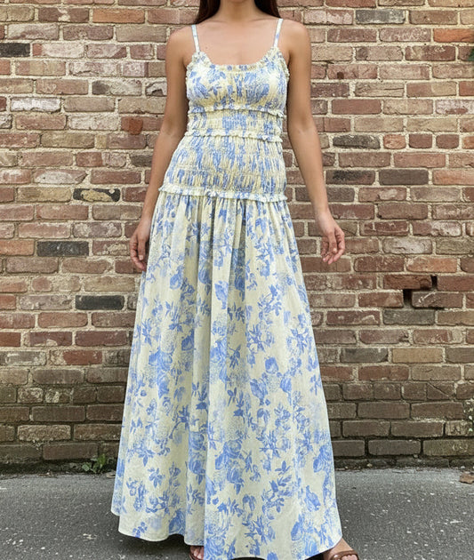 Mia Smocked Maxi Dress