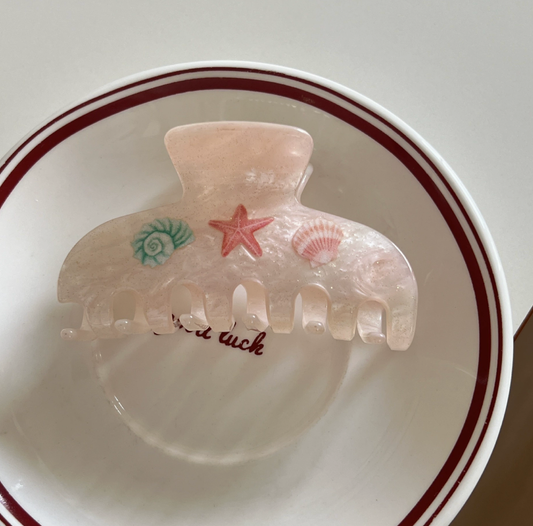 Pastel Claw Clips | Seashell