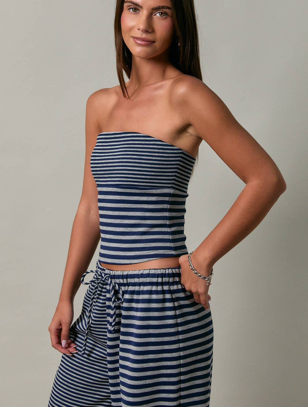 Mixed Signal Set | Navy Stripe