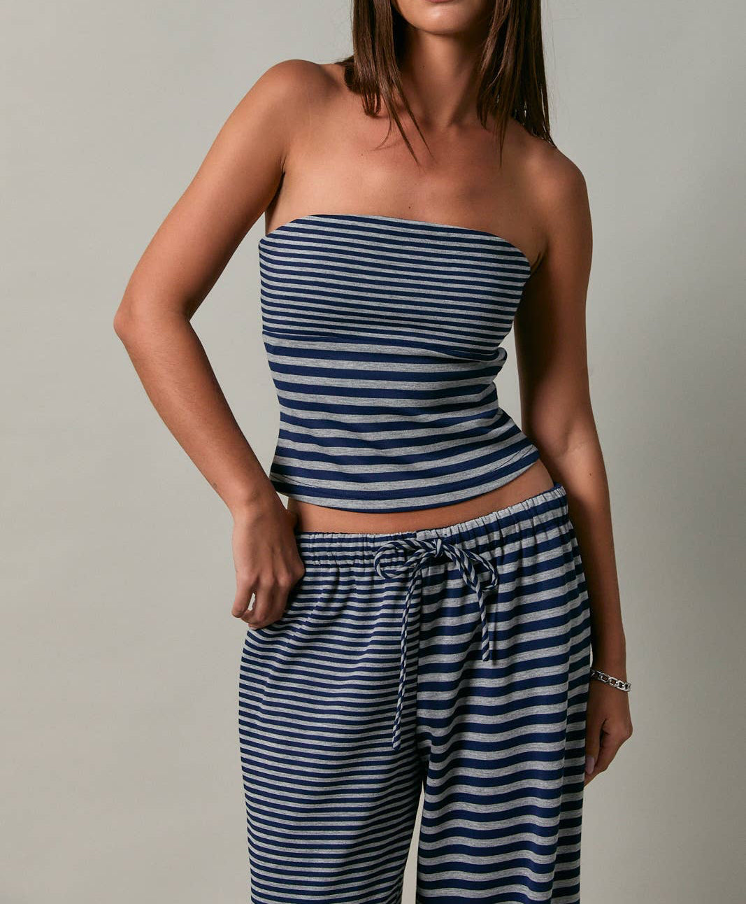 Mixed Signal Set | Navy Stripe
