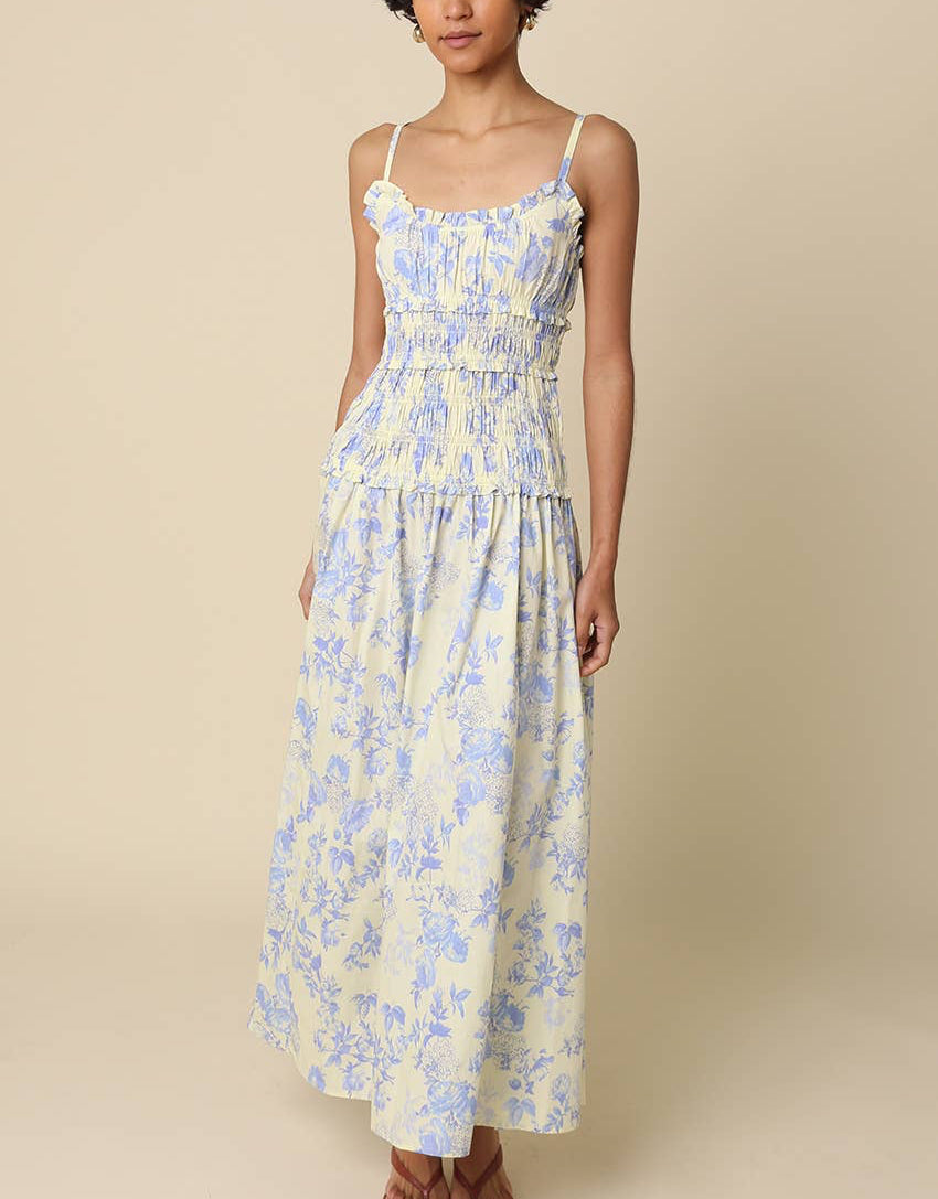 Mia Smocked Maxi Dress