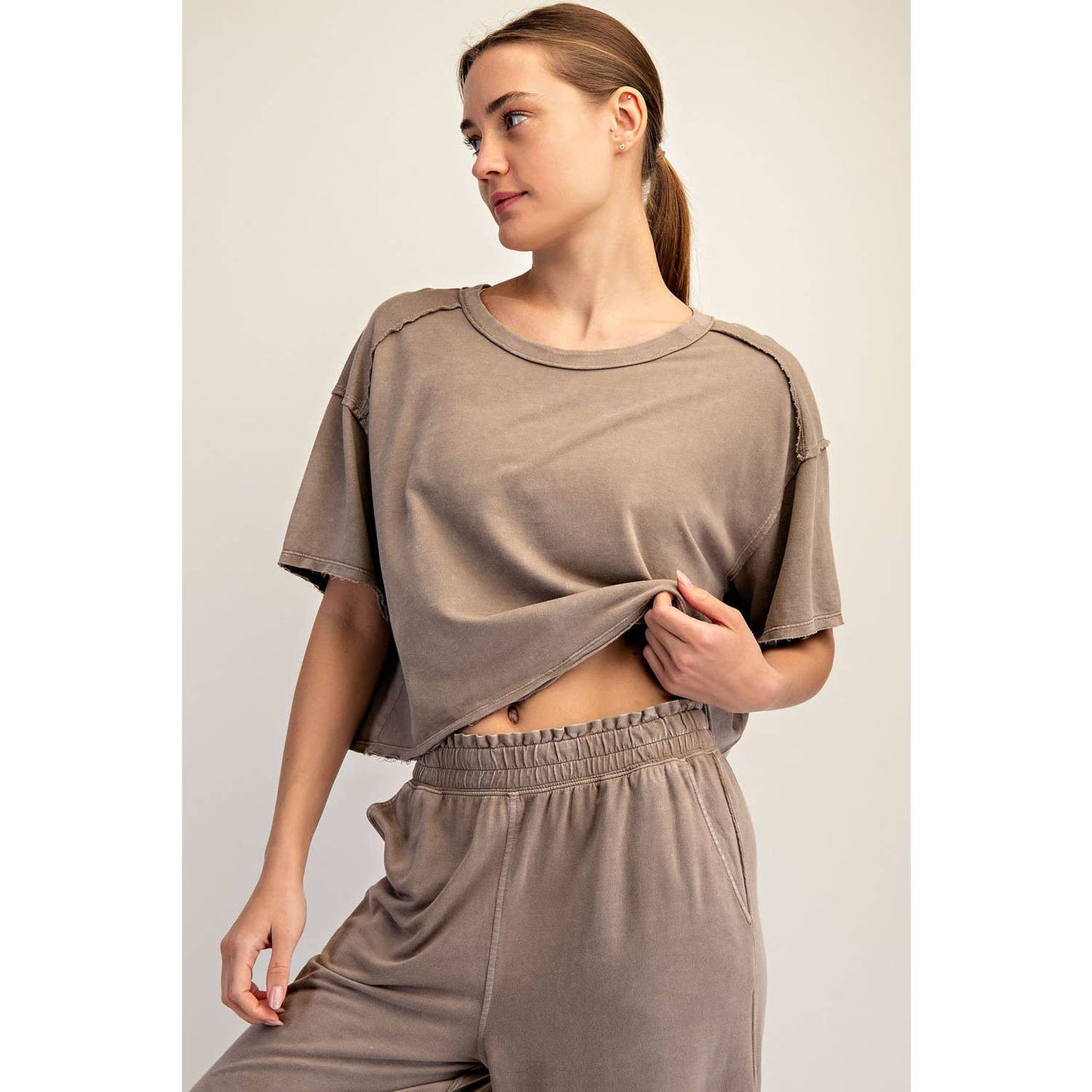 Off-Duty Cropped Tee