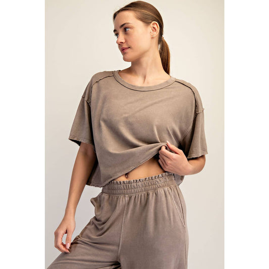 Off-Duty Cropped Tee