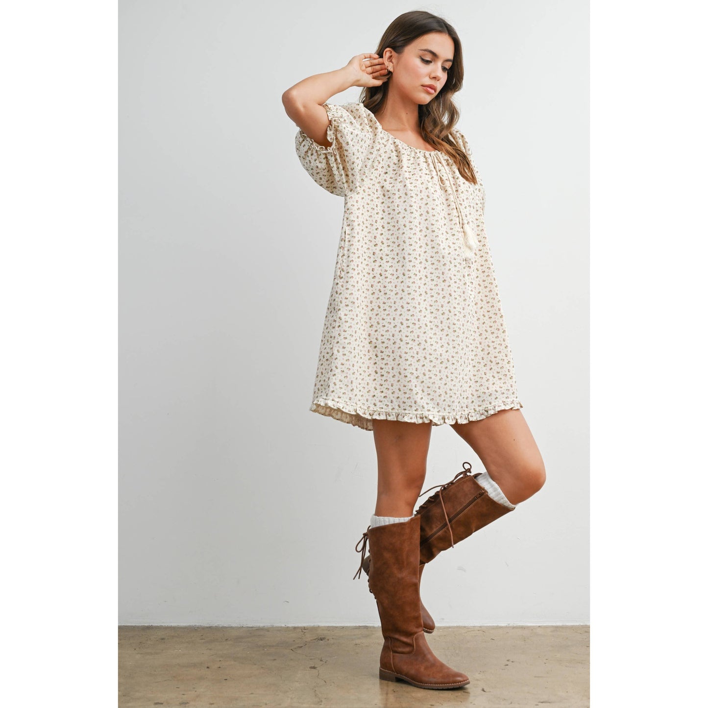 Everly Ruffle Mini Dress