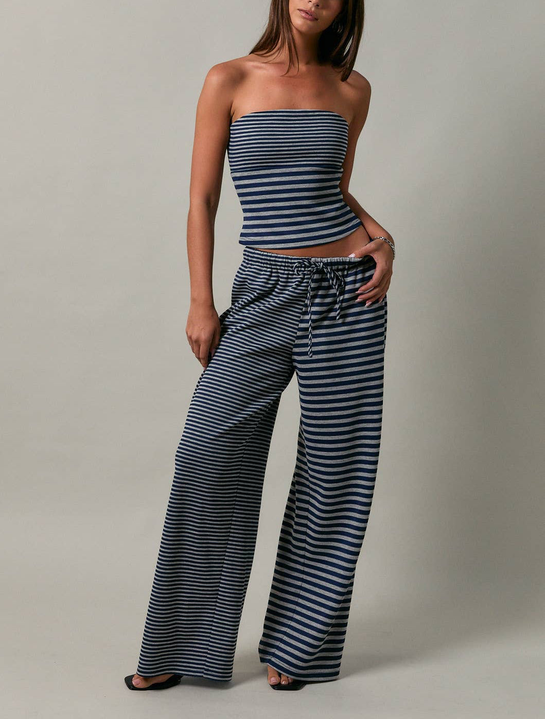 Mixed Signal Set | Navy Stripe