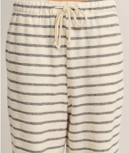 Nola Striped Terry Pant
