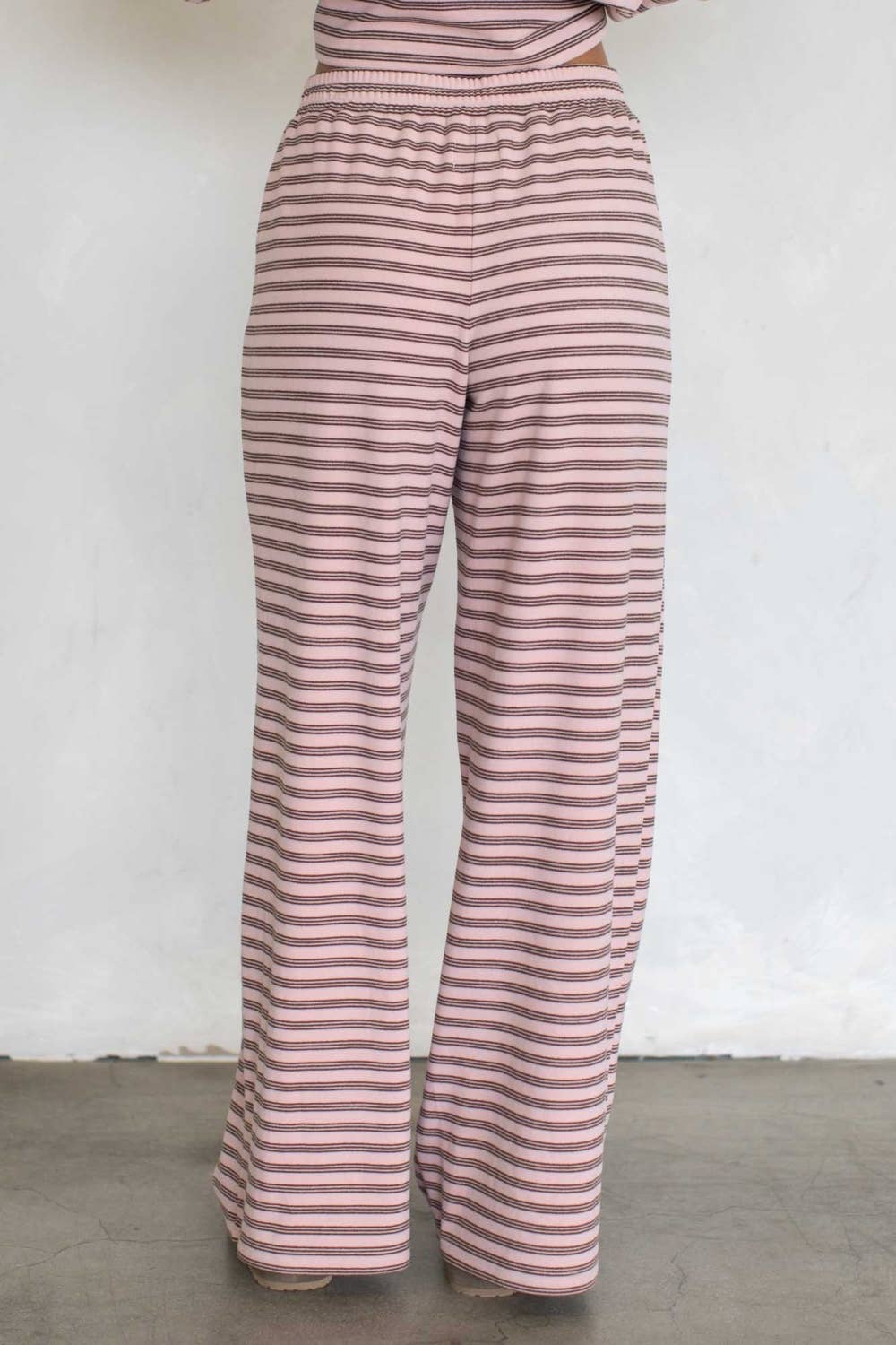 Whitney Brushed Knit Pants | Pink Honey