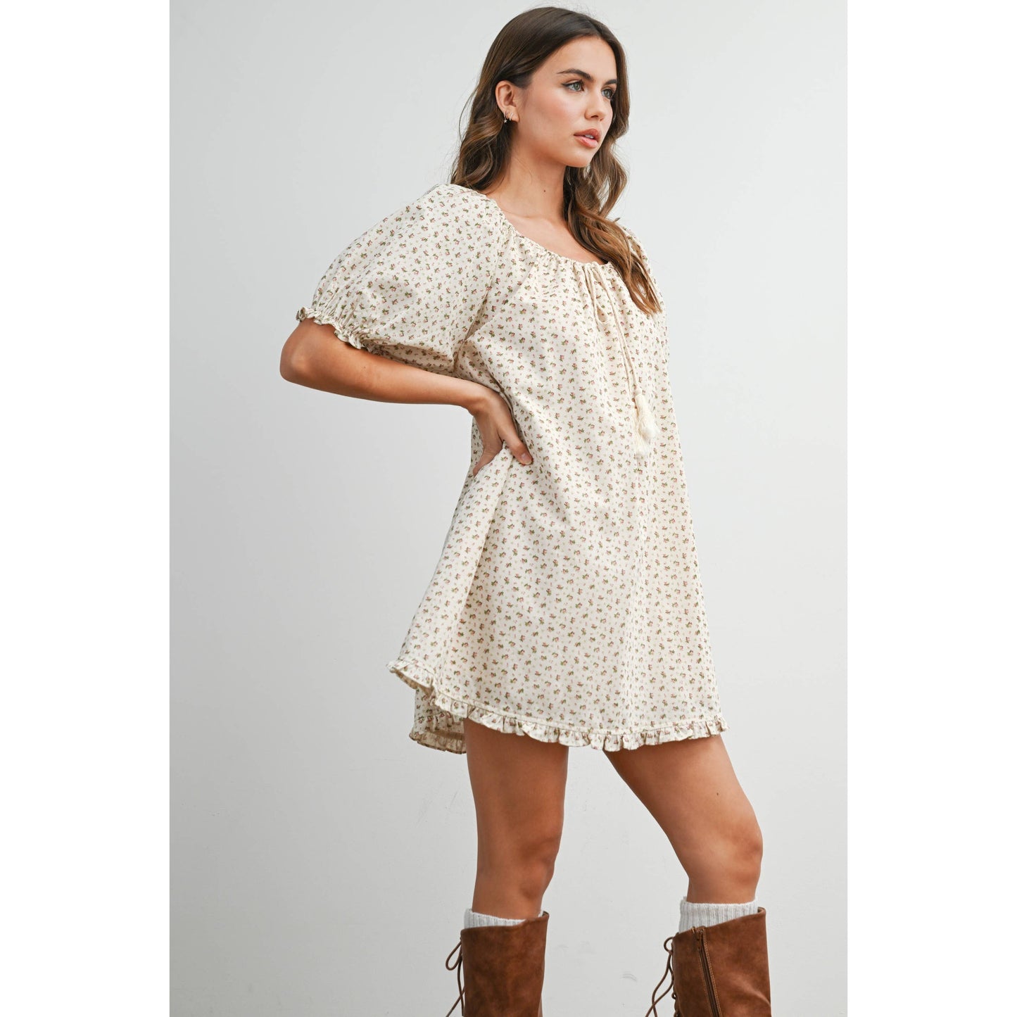 Everly Ruffle Mini Dress