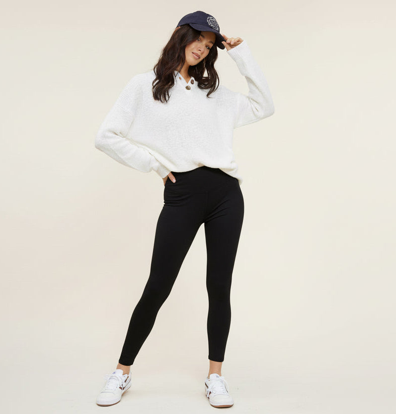 Marlowe Baggy Knit Sweater | Ivory