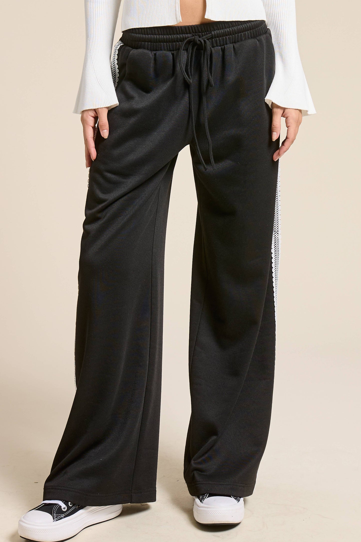 Kennedy Lace Trim Track Pant