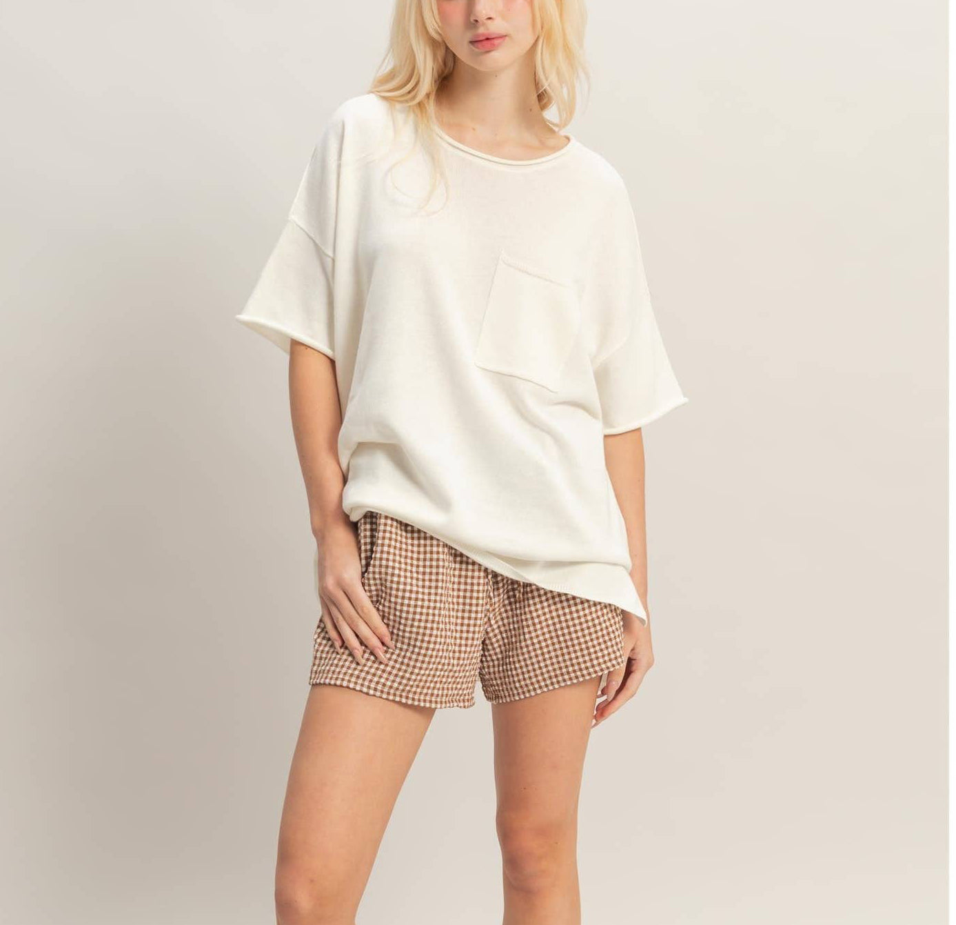 Workday Pocket Tee | Cream