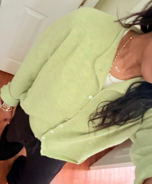 Kami Cardigan | Key Lime